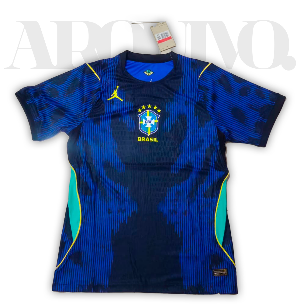 Camisa Brasil 2026 II Azul - Versão Jogador