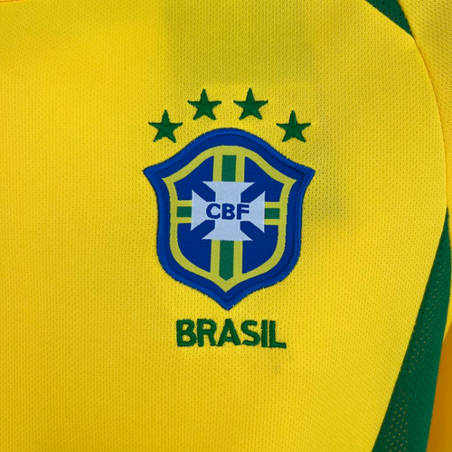 Camisa Brasil 2002 Amarela - Retrô